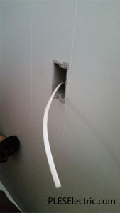 Installing an outlet, installing a receptacle