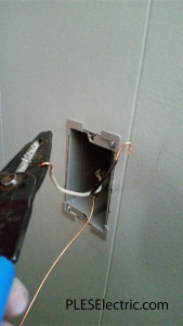 Installing an outlet, installing a receptacle, how to install an outlet