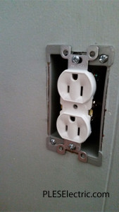 Installing an outlet, installing a receptacle, how to install an outlet
